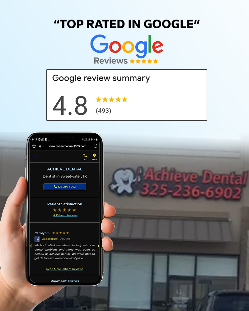 Achieve Dental- rating-banner